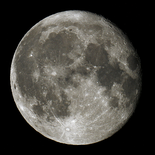 Der Mond am 22. 4. 2008