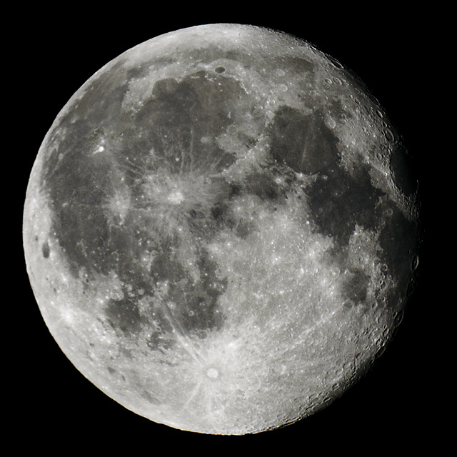 Der Mond am 20. 7. 2008