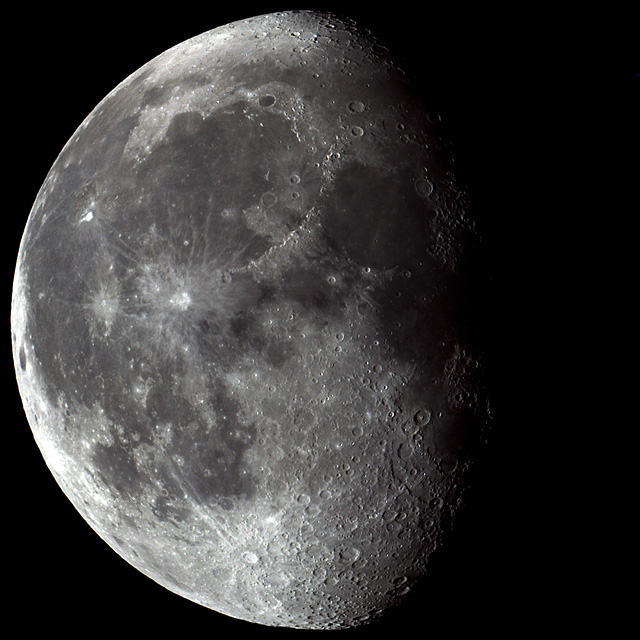 Der Mond am 14. 2. 2009