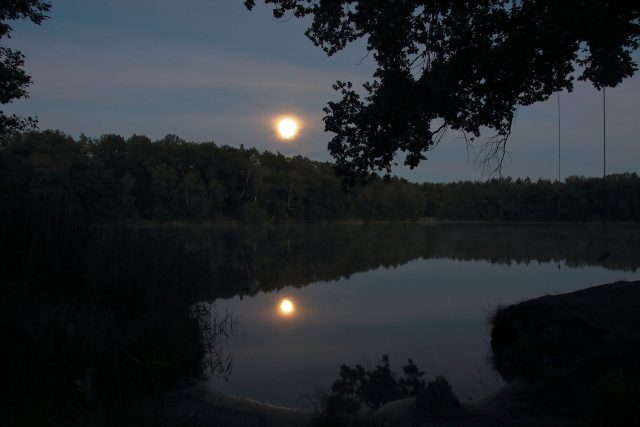 Lochower See bei Nacht